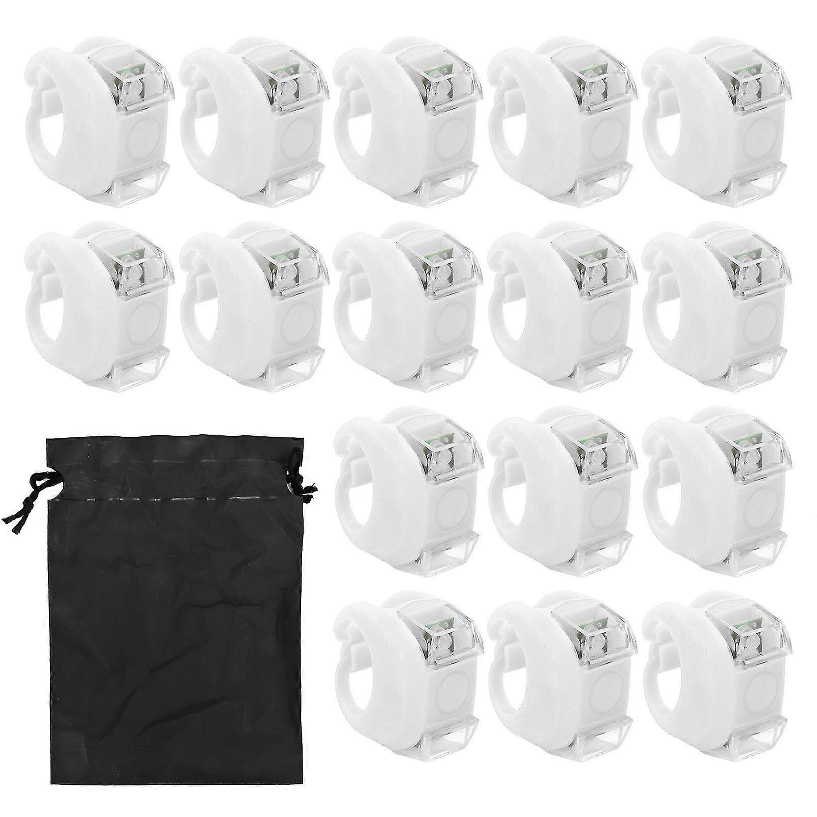 LED Boat Navigation Lights - 16Pcs White Bow Lights with 3 Modes for Easy Installation and Bright Safe Warning on Boats