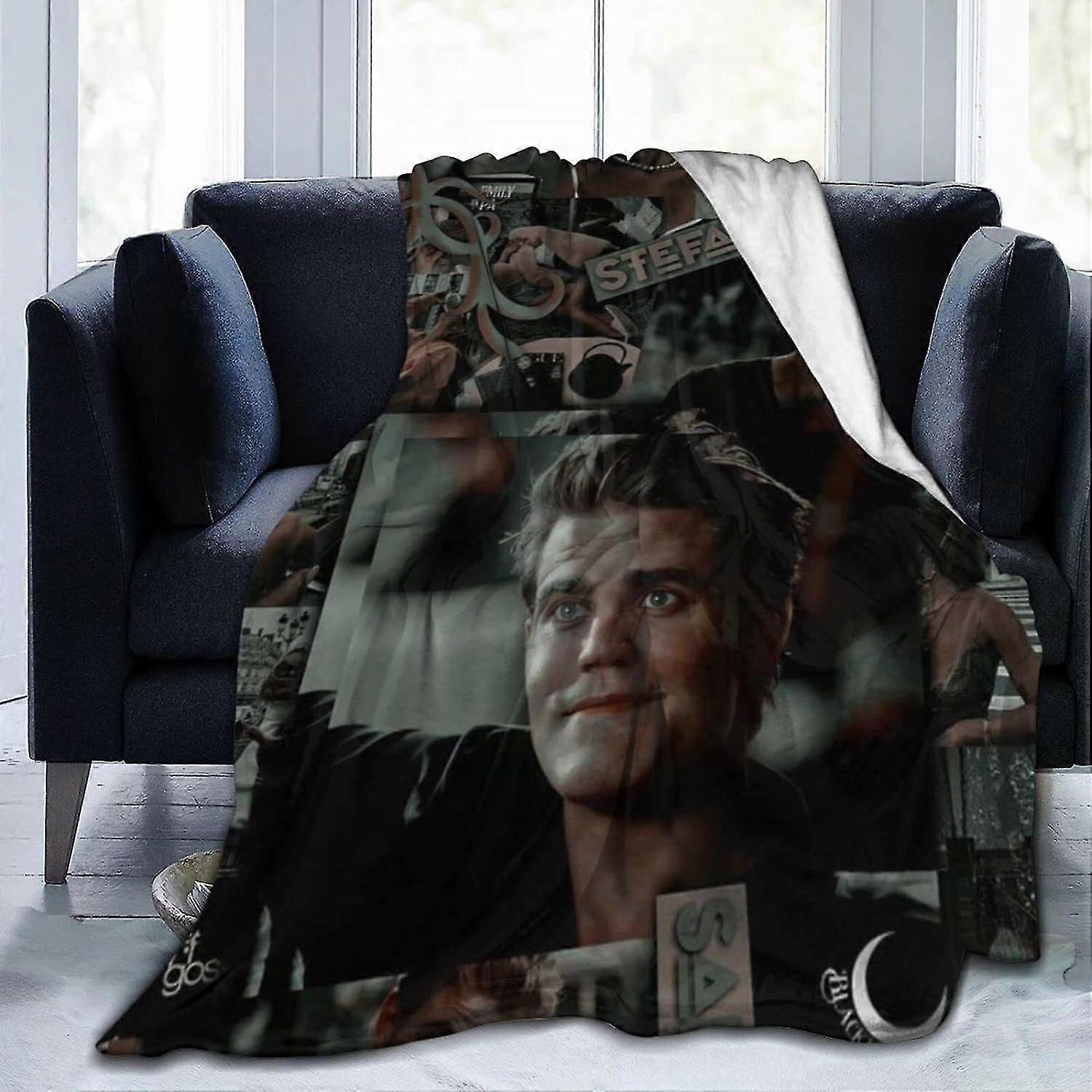 مريحة أفخم ستيفان ثاو بطانية سالفاتور الفانيلا بطانية ، الفراش الصوف الدافئ بطانية ناعمة لأريكة غرفة المعيشة Offjvrivjh2222