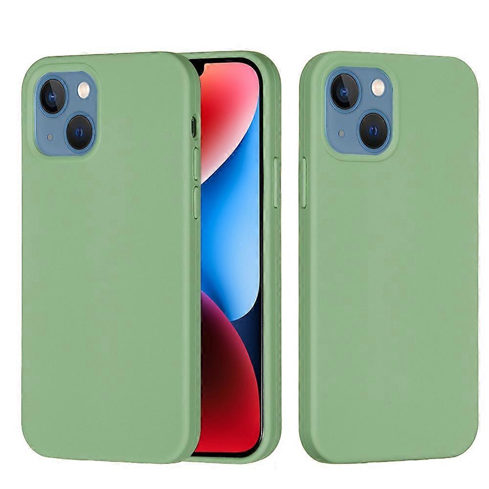 Solid Color Silicone Phone Case For iPhone 15