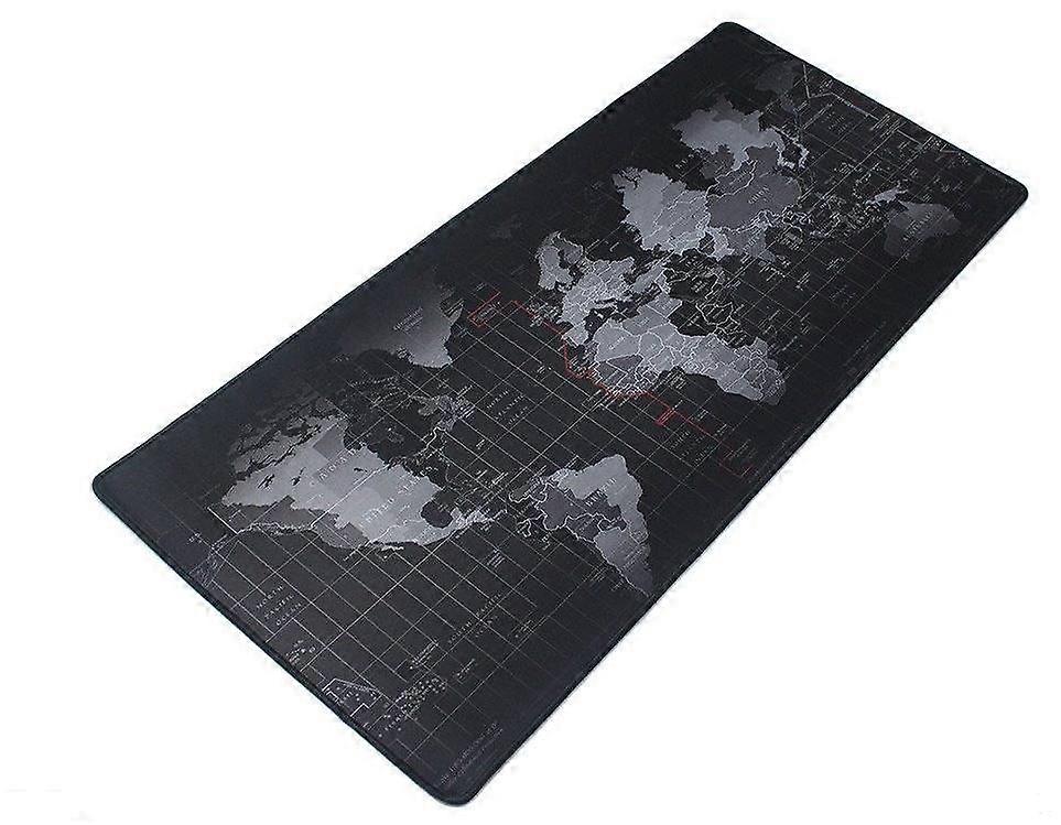80 X 30cm Large World Map Mousepad Non-Slip Laptop Computer Keyboard Pad Mat