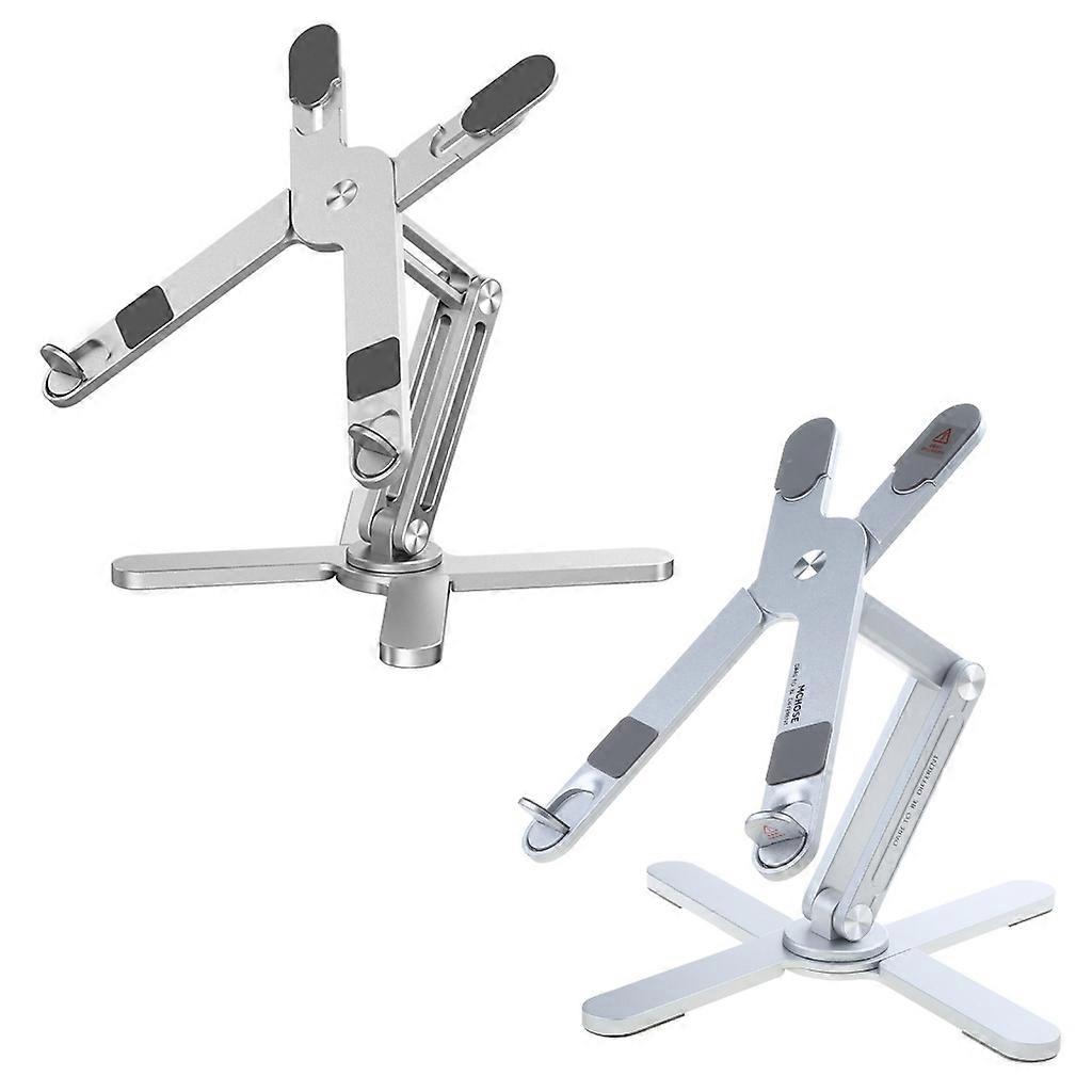 Adjustable Laptop Holder Stand with 360 Degree RotatingTurntable Stable Base