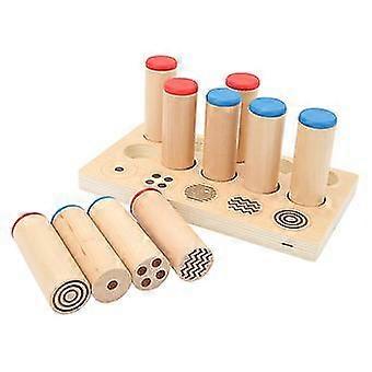 Wooden Sound Cylinders Educational Toy Set for Sensory Integration ...