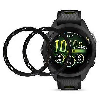 2 stks/pak voor Garmin Forerunner 265 horloge screenprotector PMMA 3D gebogen HD Clear Film