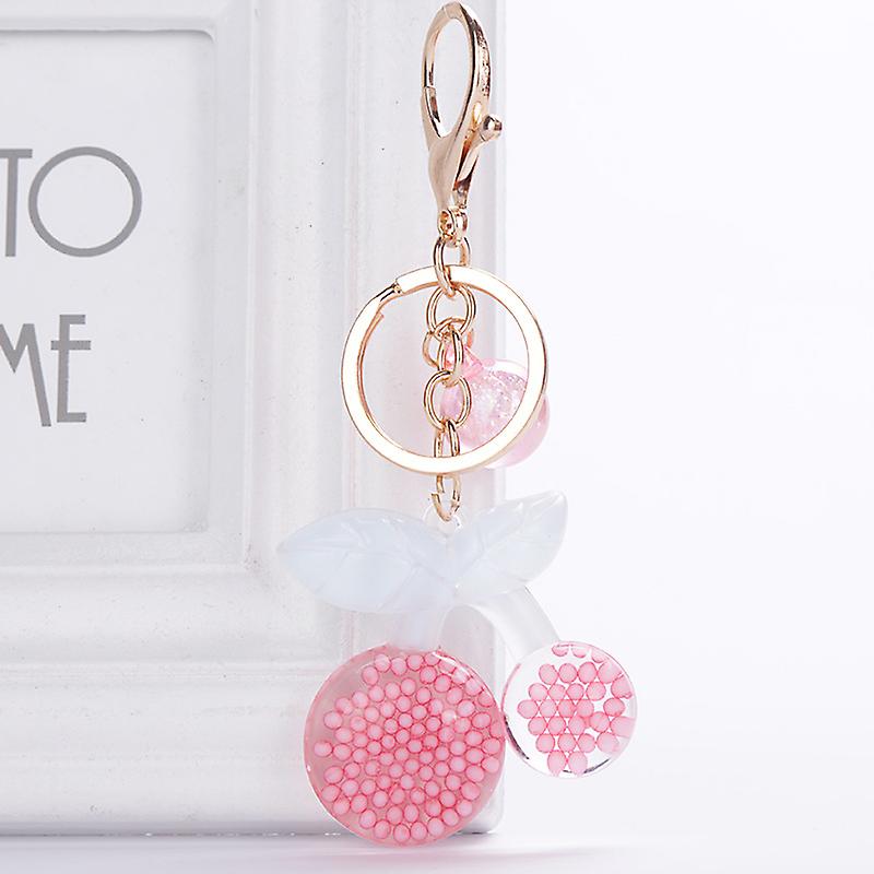New Acrylic Cherry Key Chain Pendant