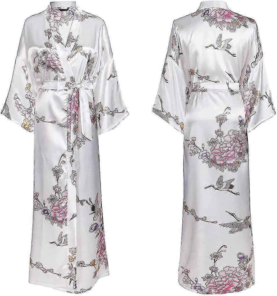 Long Dressing Gowns For Women Satin Dressing Gown Bridesmaid Robes Long Satin