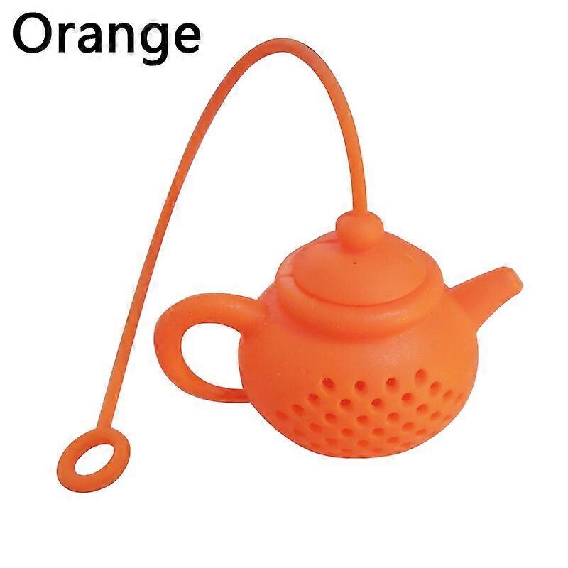 New Durable Silicone Teapot-shape Tea Infuser Strainer Tea Bag Leaf Filter Diffuser Teaware Teapot Soup Accessory Kitchen Tool