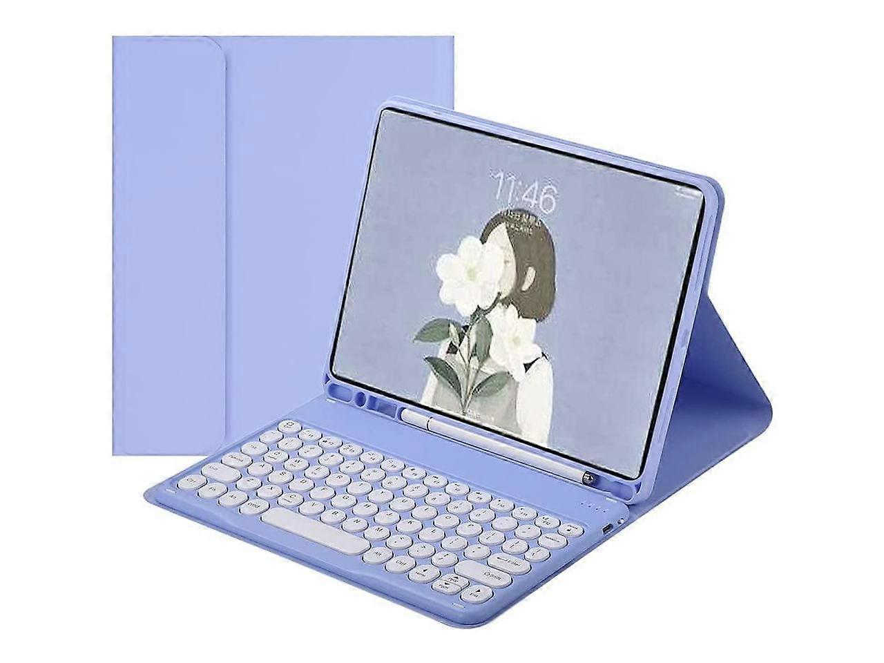 Keyboard Case For Galaxy Tab S6 Lite 2024 2022 2020 Model SM-P620/P625/P610/P613/P615/P619 - Touchpad Detachable Keyboard with S Pen Holder Slim Leath