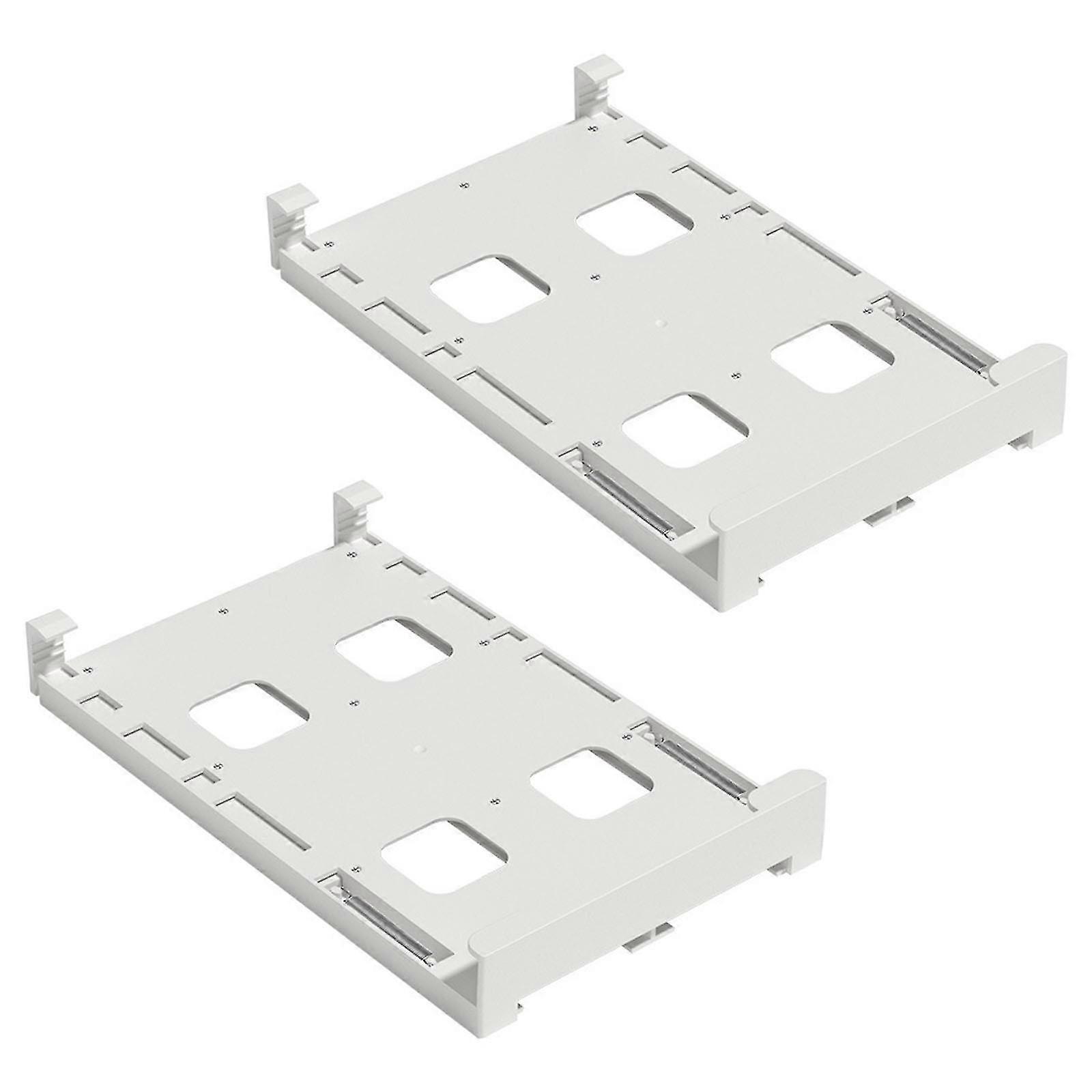 Hanging Refrigerator Can Storage Rack 2pcs/set  White Adjustable Organizer Banmo