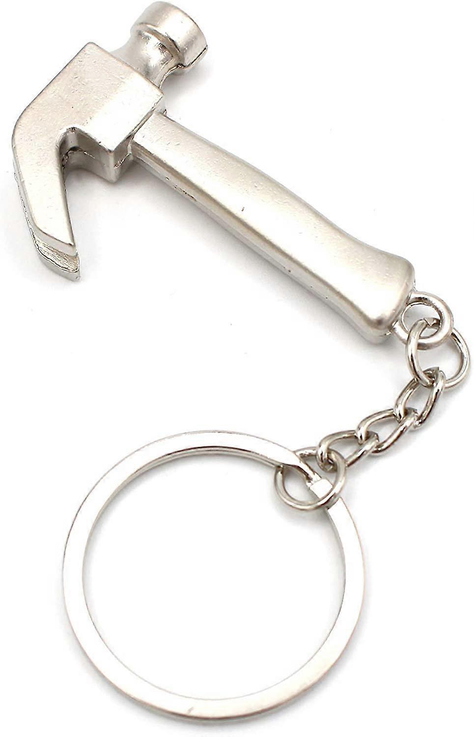Miniature metal tool keychain (hammer)
