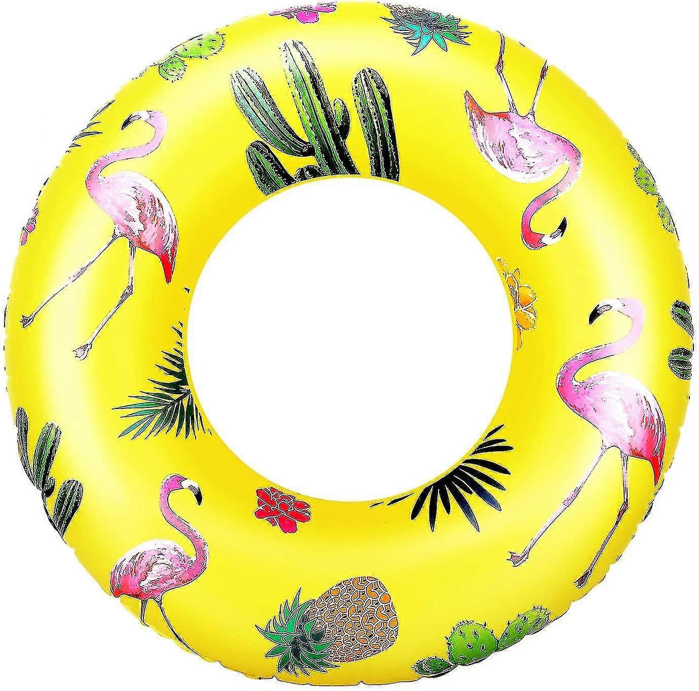 Swim Rings, 90cm Diameter Inflatable Pool Float Swimming Pool Float Tube Cute