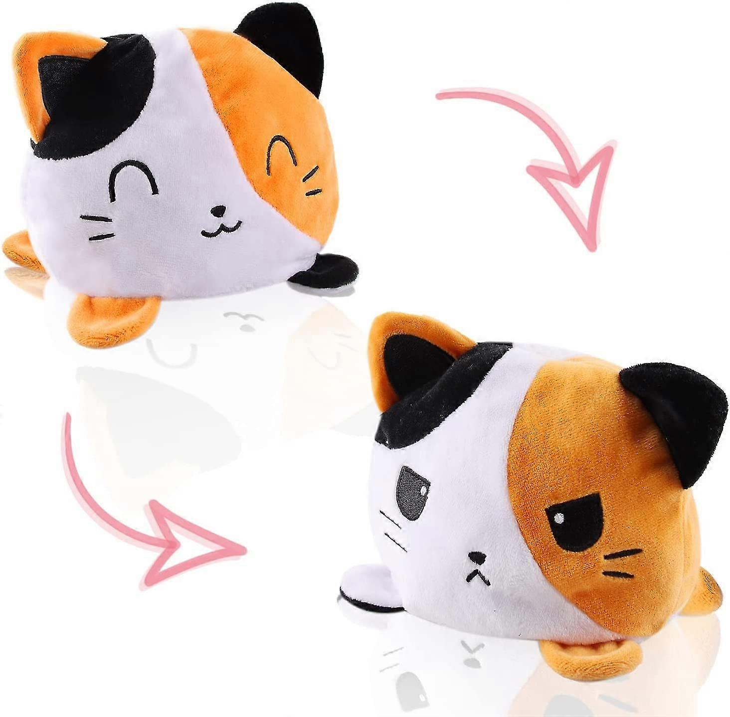 2pcs Reverse Turn Cat Doll-colorful Kitten