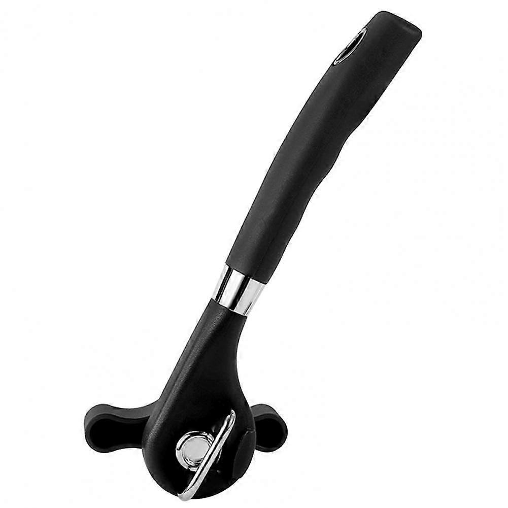 Can Opener TPR Long Handle Non-slip Cans Lid Opener 360 Degree Rotation Sharp Jar Opener Hanging Design Bottle Opener for Home