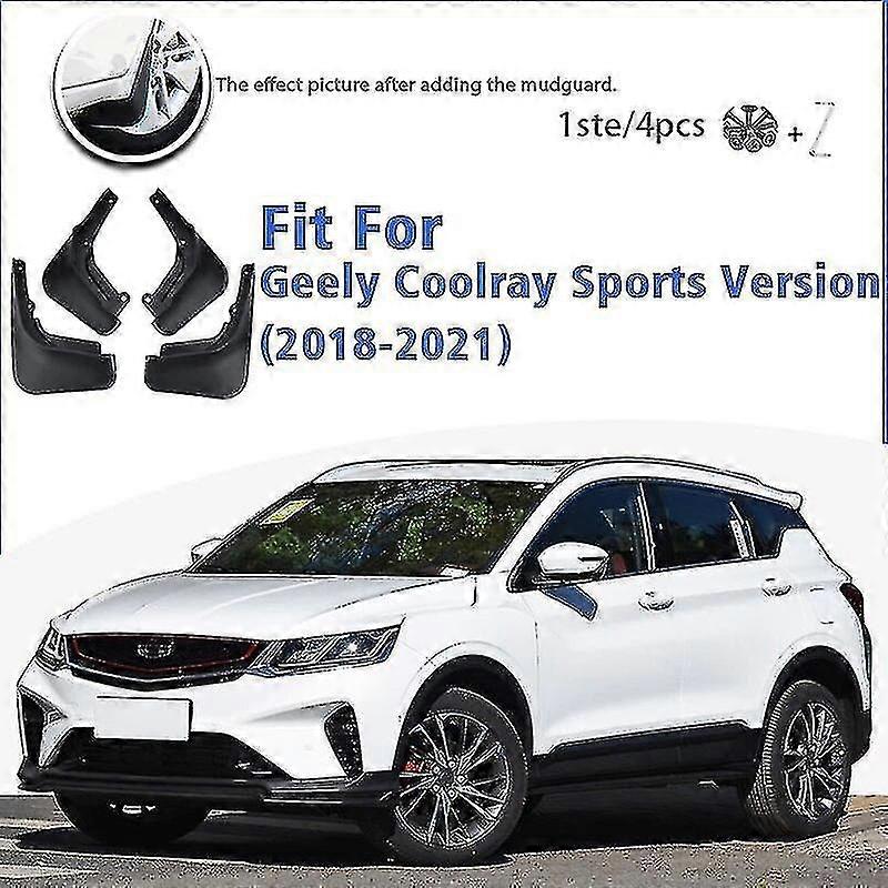 Auto Mudguards For Geely Binyue Coolray Proton X50 2018~2022 Front Rear Mud Splash Guards Mudflap Flaps Fender Car Accessories