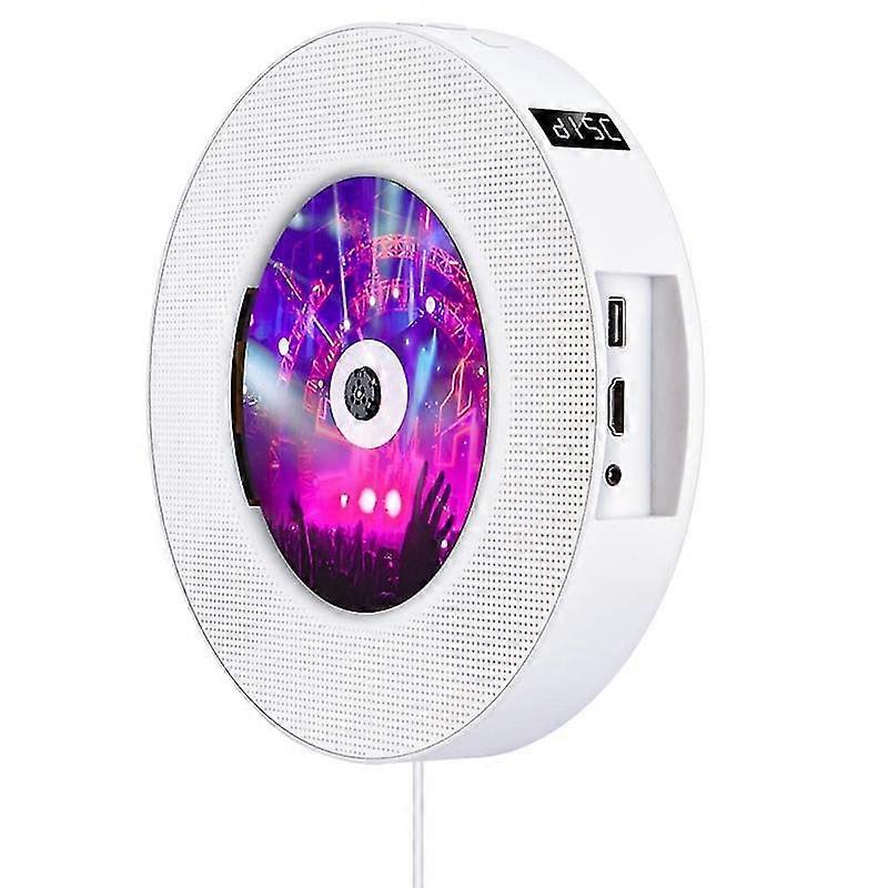 Portable Dvd Cd Player Wall Mountable Wireless Bluetooth Home Music Player With Remote Control Fm Radio Speakers Mp3