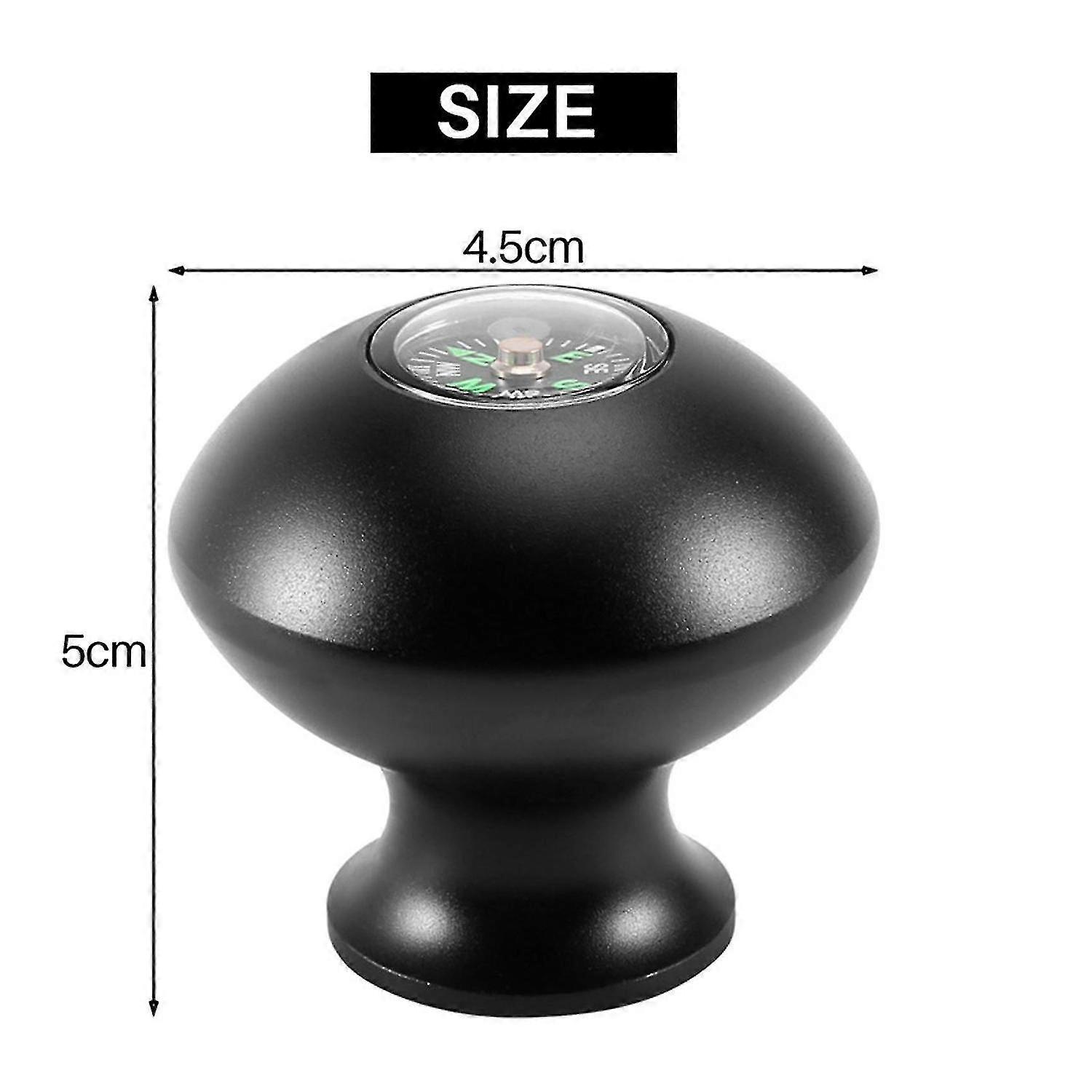 Monopod Walking Stick Knob,aluminum Alloy Trekking Pole Knob Handle Grip With Compass,waterproof,hi