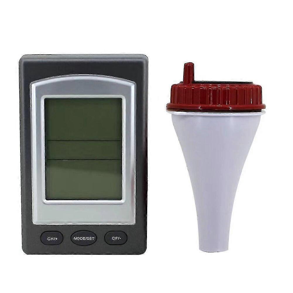Solar trådlös digital pool termometer