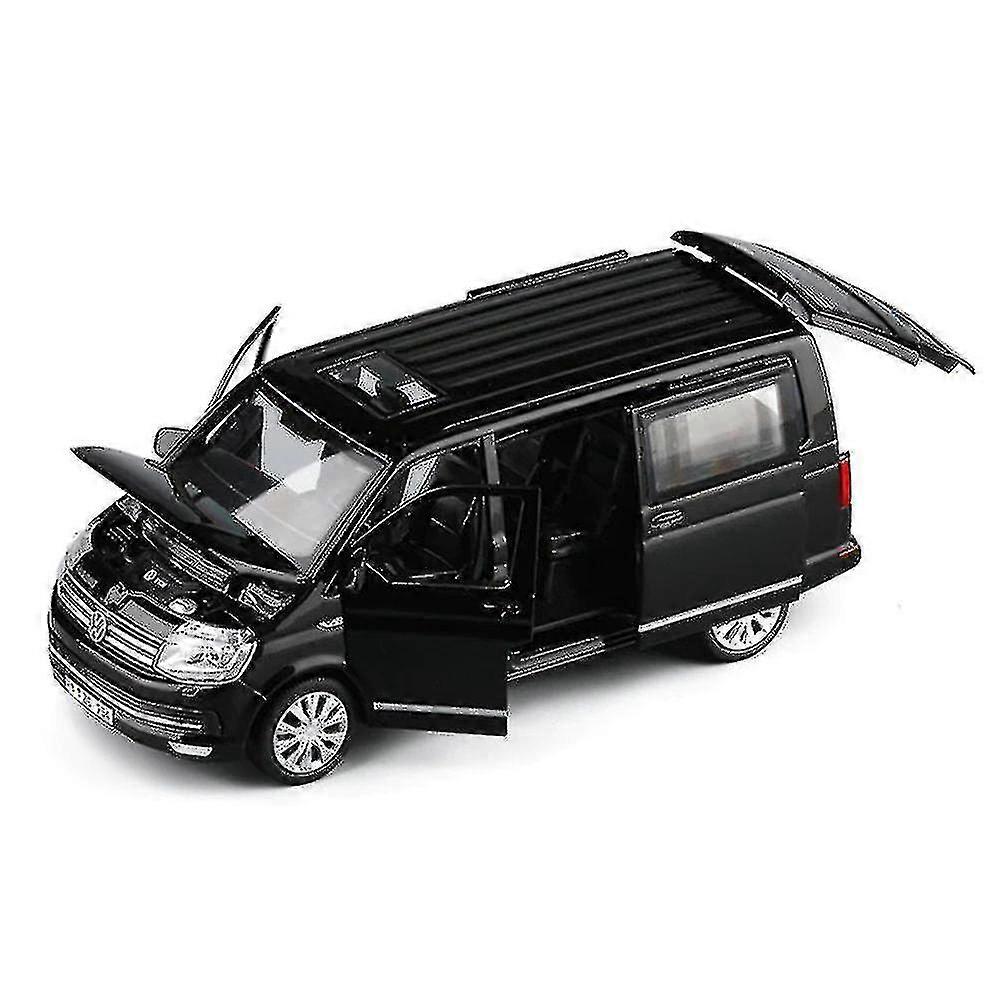 Sjq 1:32 Multivan T6 Alloy Car Model Toy(black)