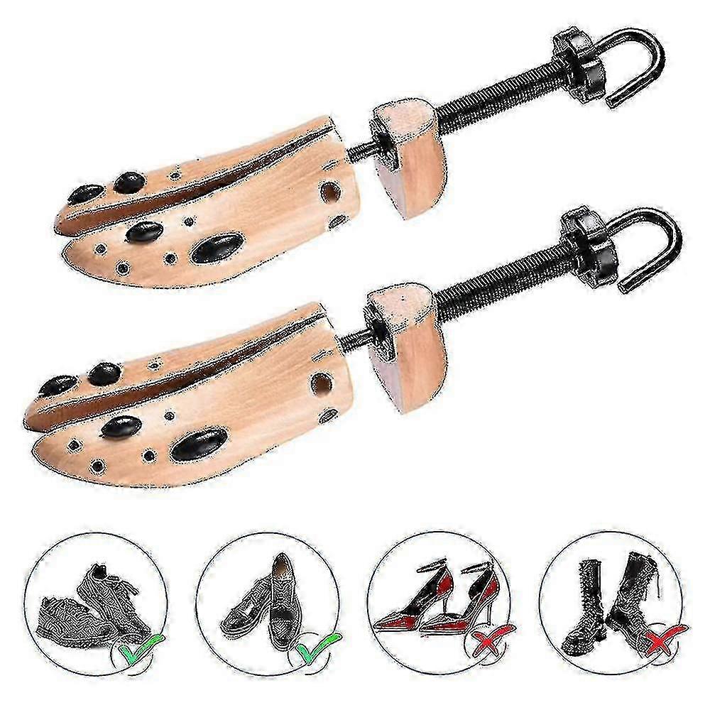 2 Pcs/1 Pair Heavy-duty Shoe Stretcher For Men UZK
