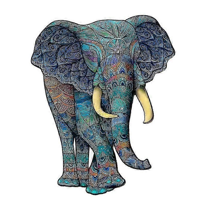 Holzpuzzle Geschenkbox mit Kinderpuzzle Tiermuster