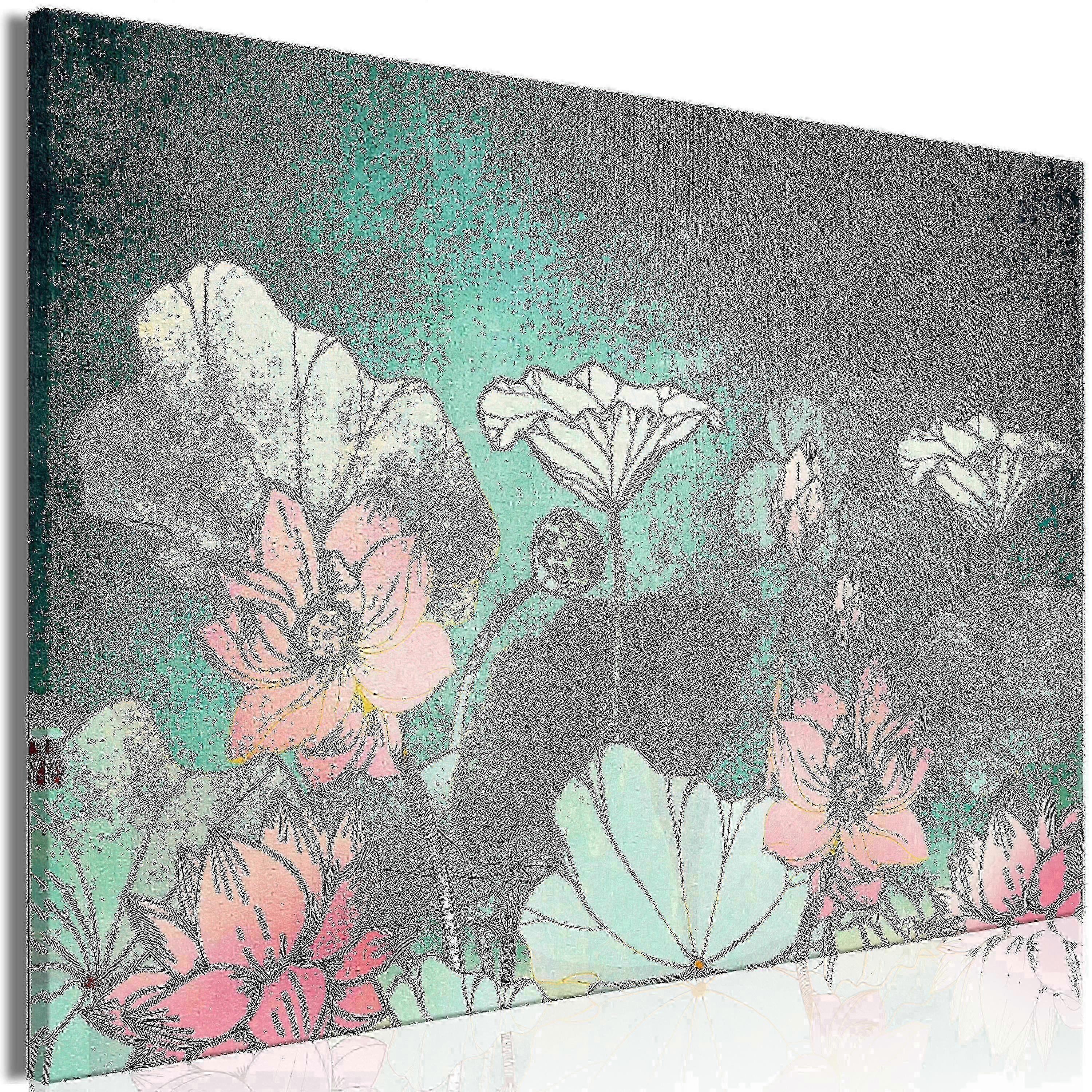 Canvas Print - Fairytale Flowers (1 Part) Wide