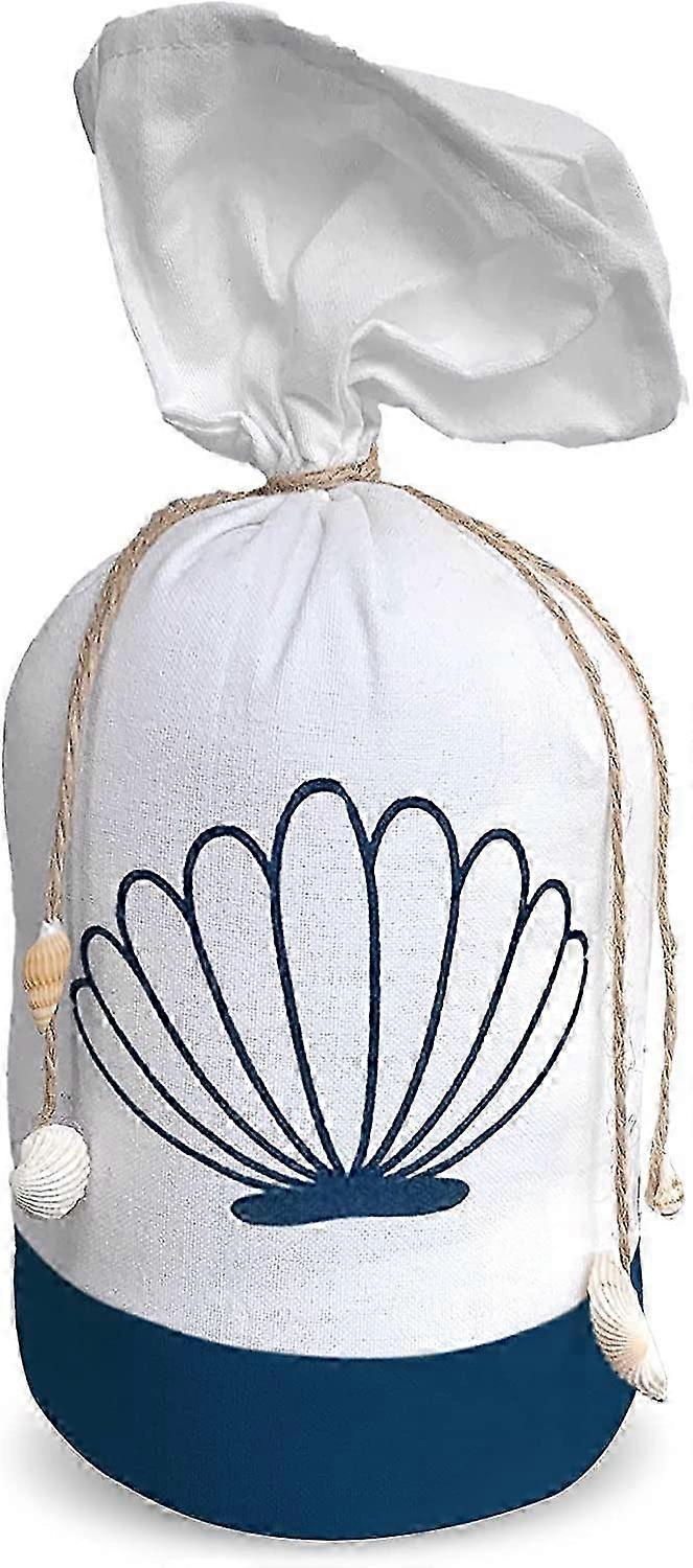 Weighted Door Stop with Handle, Decorative Shell Design for Floor