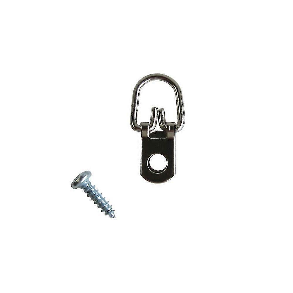 Triangle Ring Picture Hangers With Screws , Pro Quality D-rings