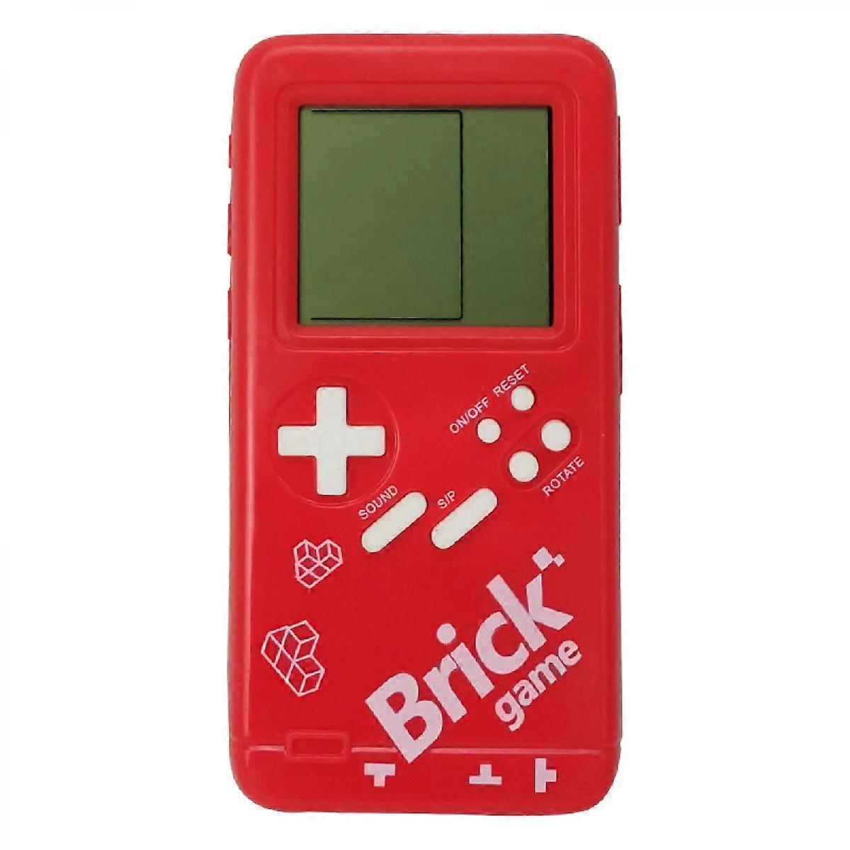 Retro Big Screen Brick Game Console Tank/Race/Shooting Casual Puzzle Game Adjustable Difficulty and Speed Small