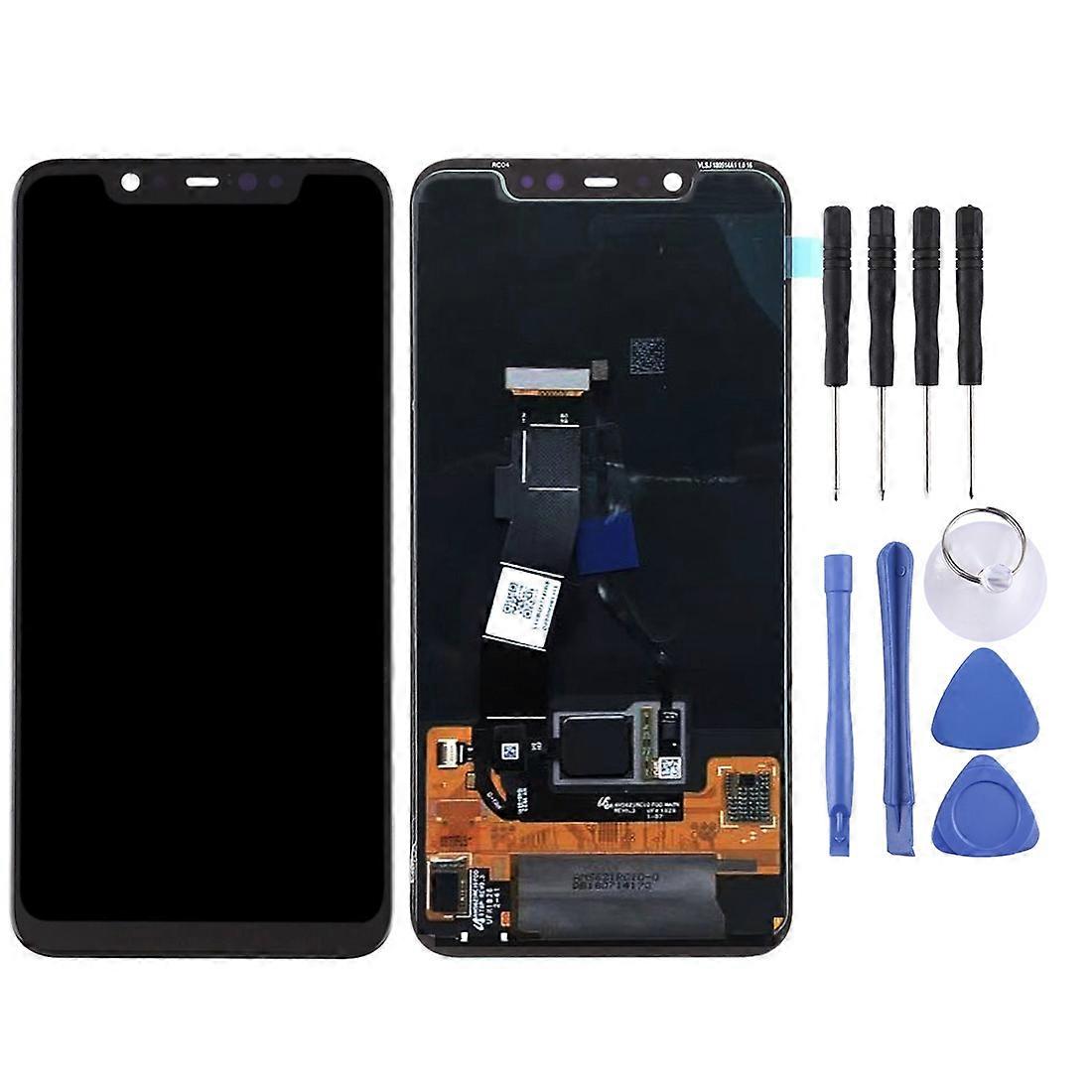 COMPATIBLE LCD Screen for Xiaomi Mi 8 UD / Mi 8 Pro Digitizer Full Assembly with Fingerprint Sensor(Black)