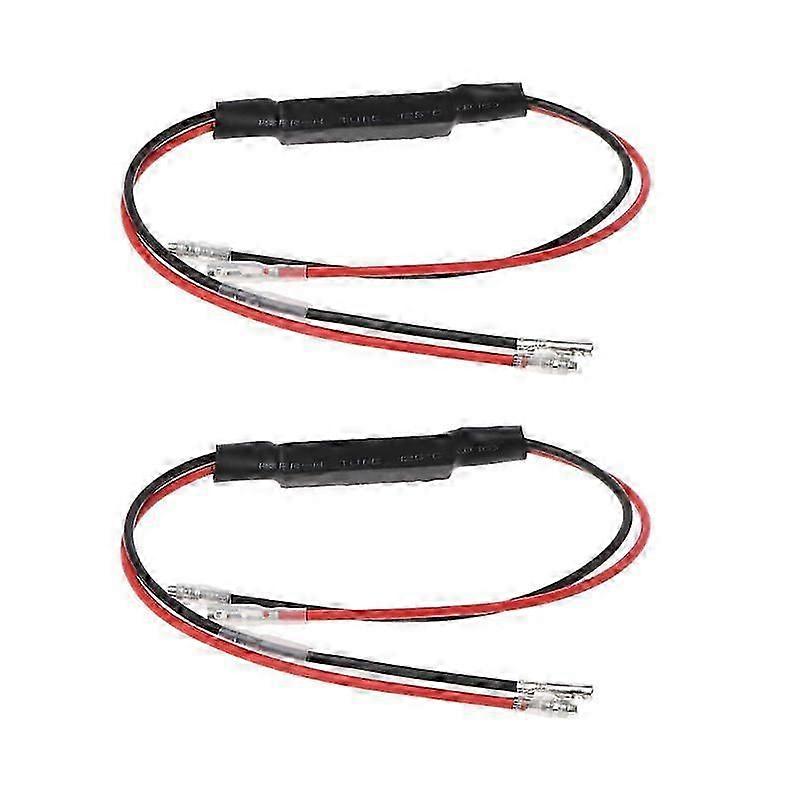 U90c 2pcs Cement Load Resistors For Motorcycle Led Turn Signal Indicator Light Dc 12v 10w Cement Resistance 10 Ohmmotor Vehicle Lighting
