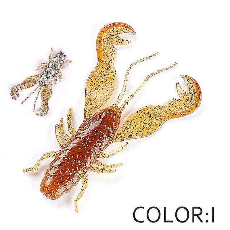 Supercontinent Filet Craw Soft Fishing Casters 40mm/15pcs 70mm/6pcs Shrimp Lobster Soft Plastic Fishing Casters