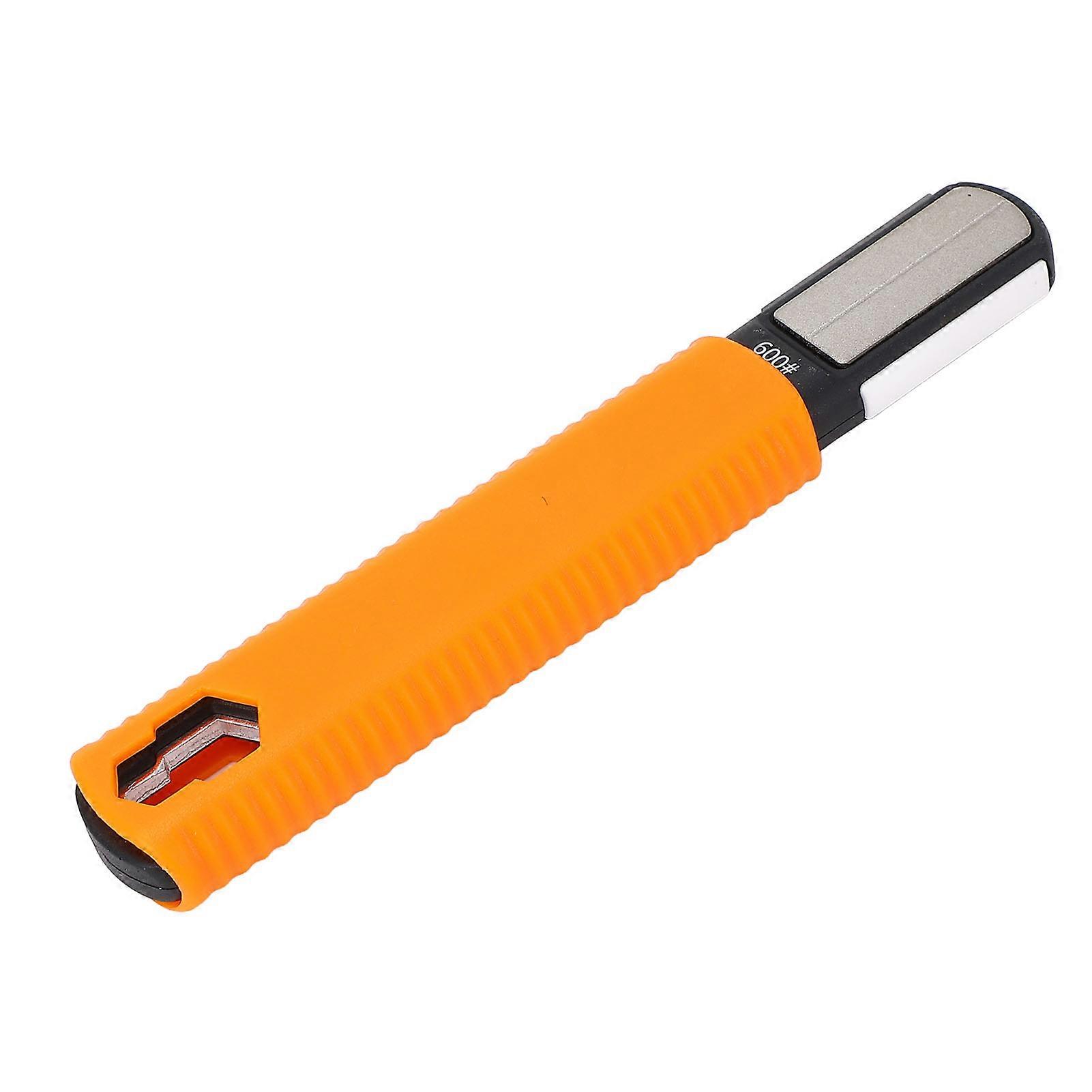 Blade Sharpener Garden Tool Sharpener, Multi Garden Tool Blade Sharpener with 10mm 13mm Wrench, Garden K nife Sharpener for Sharpening Lawn Mower