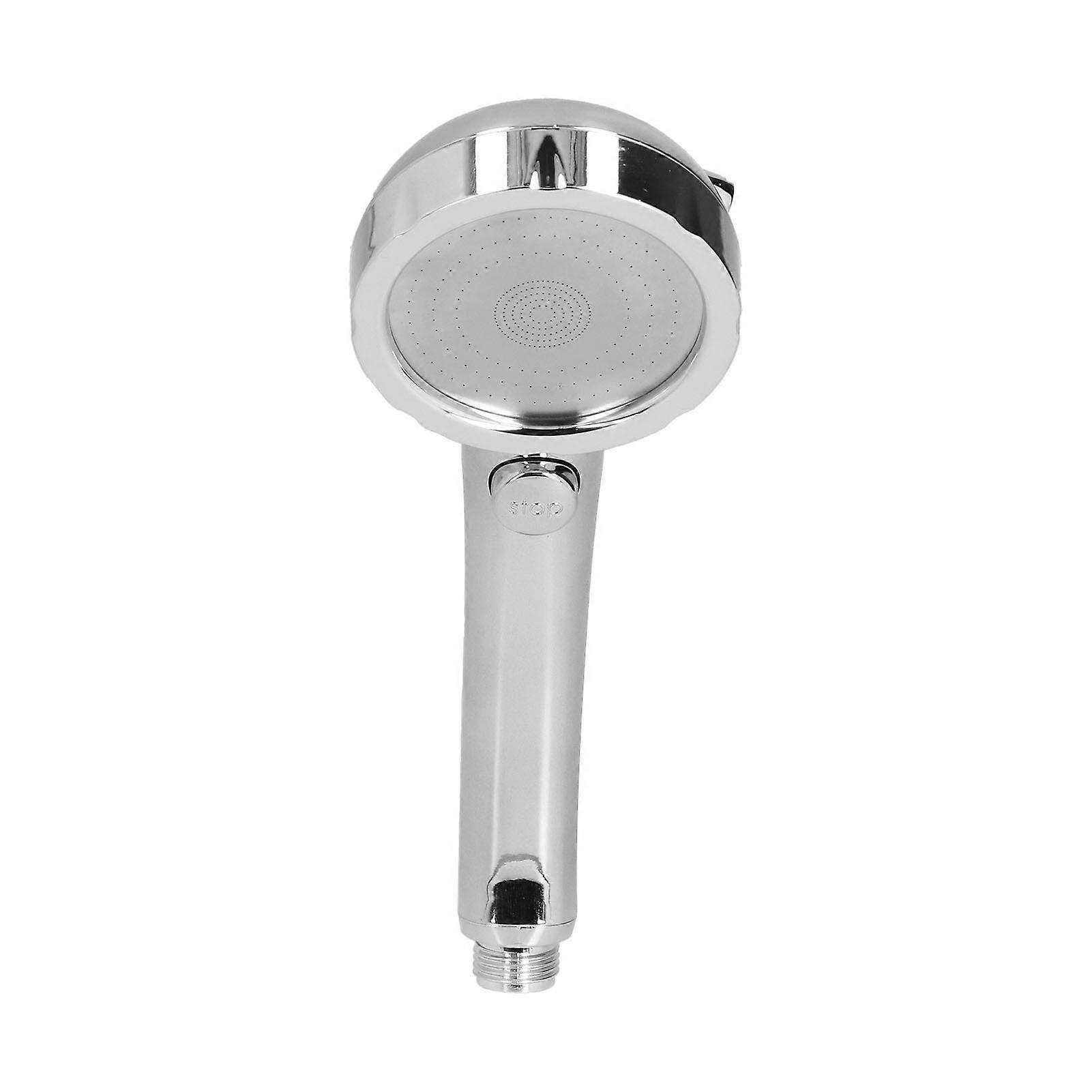 Shower Head Handheld 360 Degree Rotating Three Modes Pressure One Button Water Stop Shower
