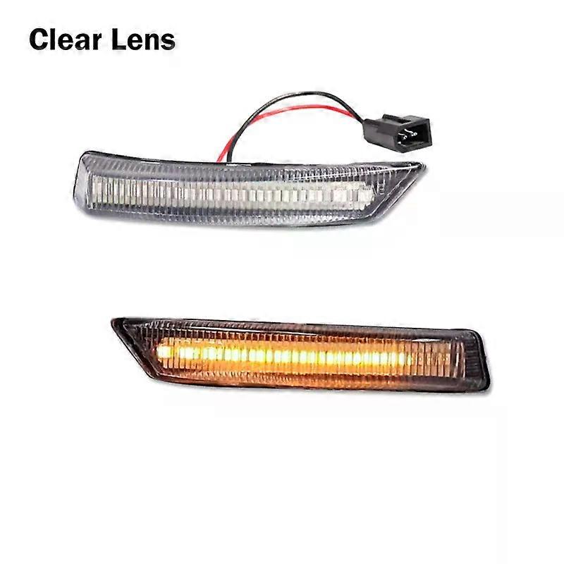Applies to Amber LED Sequential Flash Side View Mirror Turn Signal Blinker Light Assembly For 08-16 Chrysler Town & For Dodge Grand Caravan