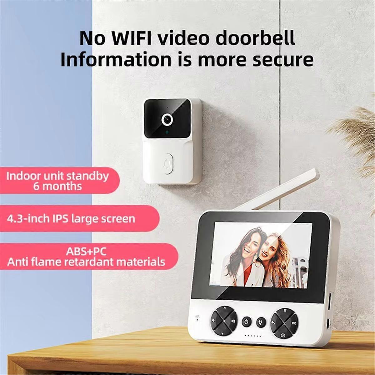 M15 Vidéo Sonnette électronique sans fil Surveillance extérieure Bande vidéo Vision nocturne infrarouge Maison Voi