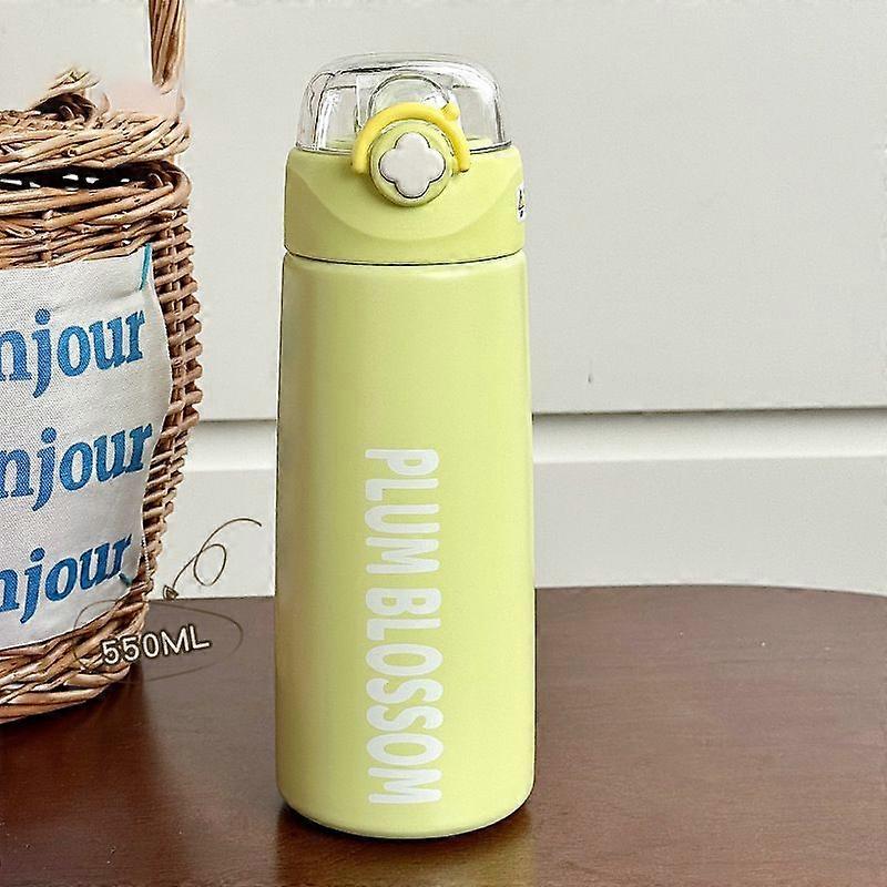 18oz/550Ml Stainless Steel Vacuum Insulated Water Bottle,Leakproof,BPA Free-Green