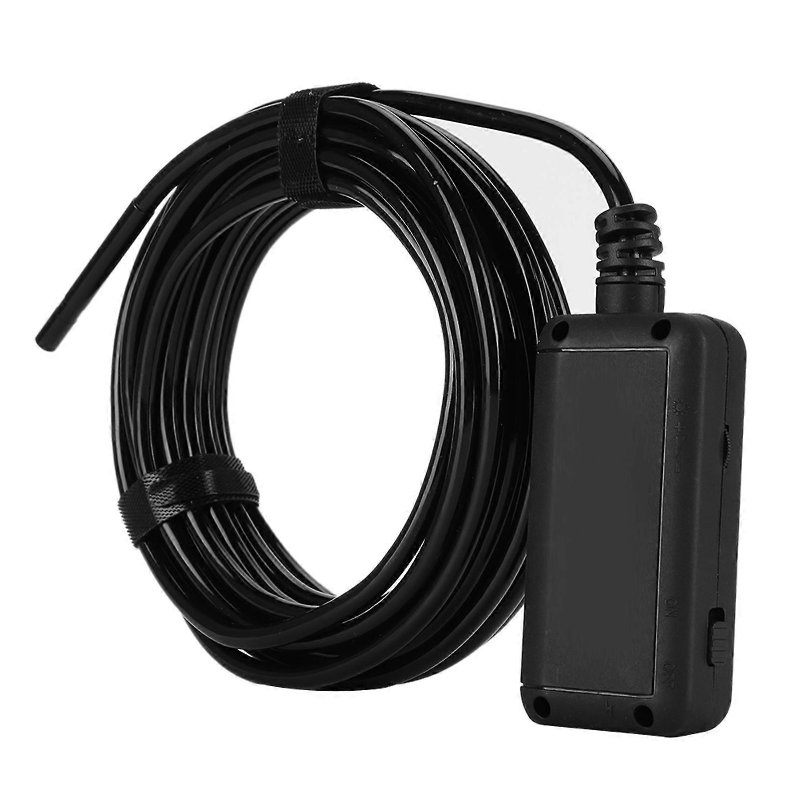 5MP WiFi Borescope Inspection Camera: Waterproof, LED Lights, iOS/Android Compatible