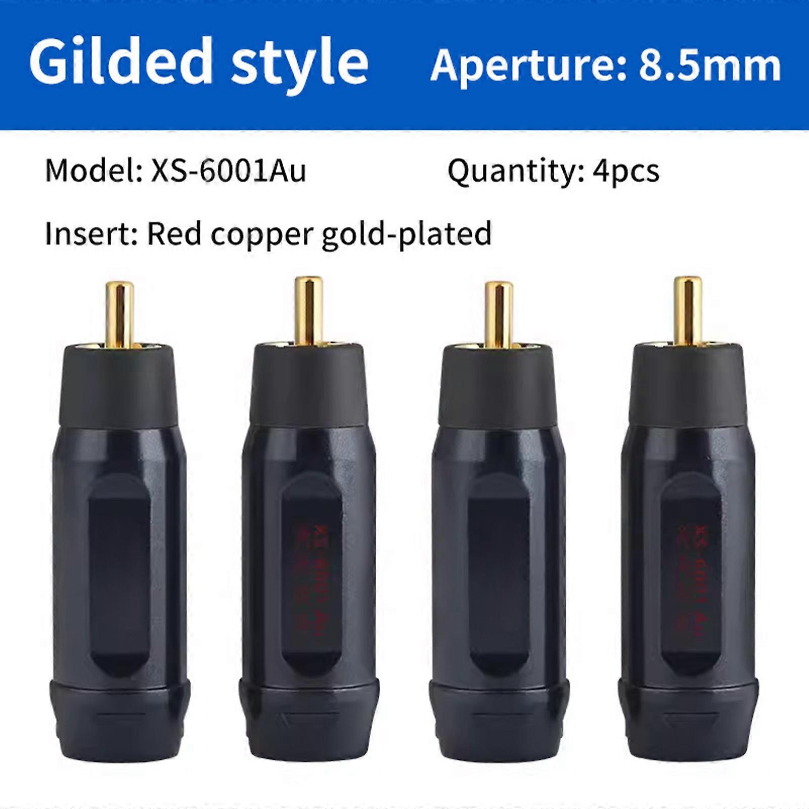 4Pieces Auditory Solder Connectors Perfect For Professional Sound Systems And Modifications