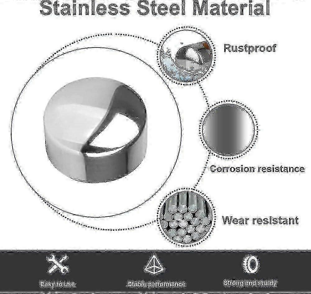 2 Pack Handrail End Caps for 45mm Railing, Durable Armrest Cover