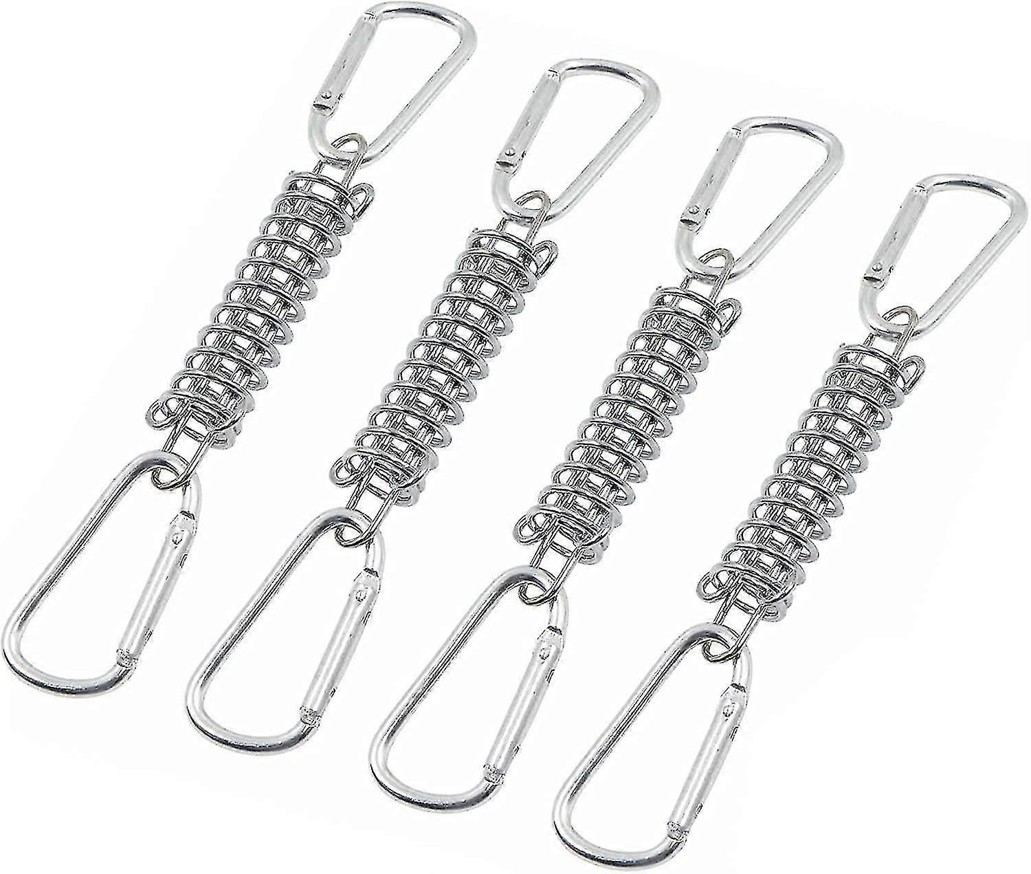 4pcs Awning Attachment Set Tension Spring, Alloy Spring Awning Spring Buckle, Heavy Duty Sun Shade Sail Fixing Kit
