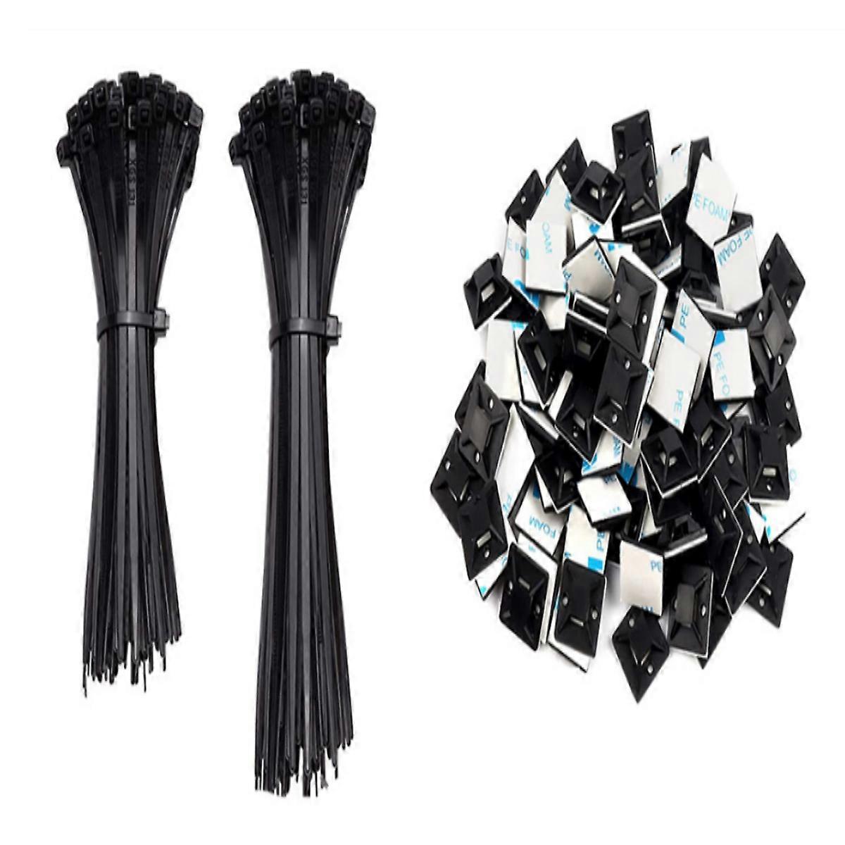 Cable Tie Mounts, UV Wire Holder, Self Adhesive Cable Base
