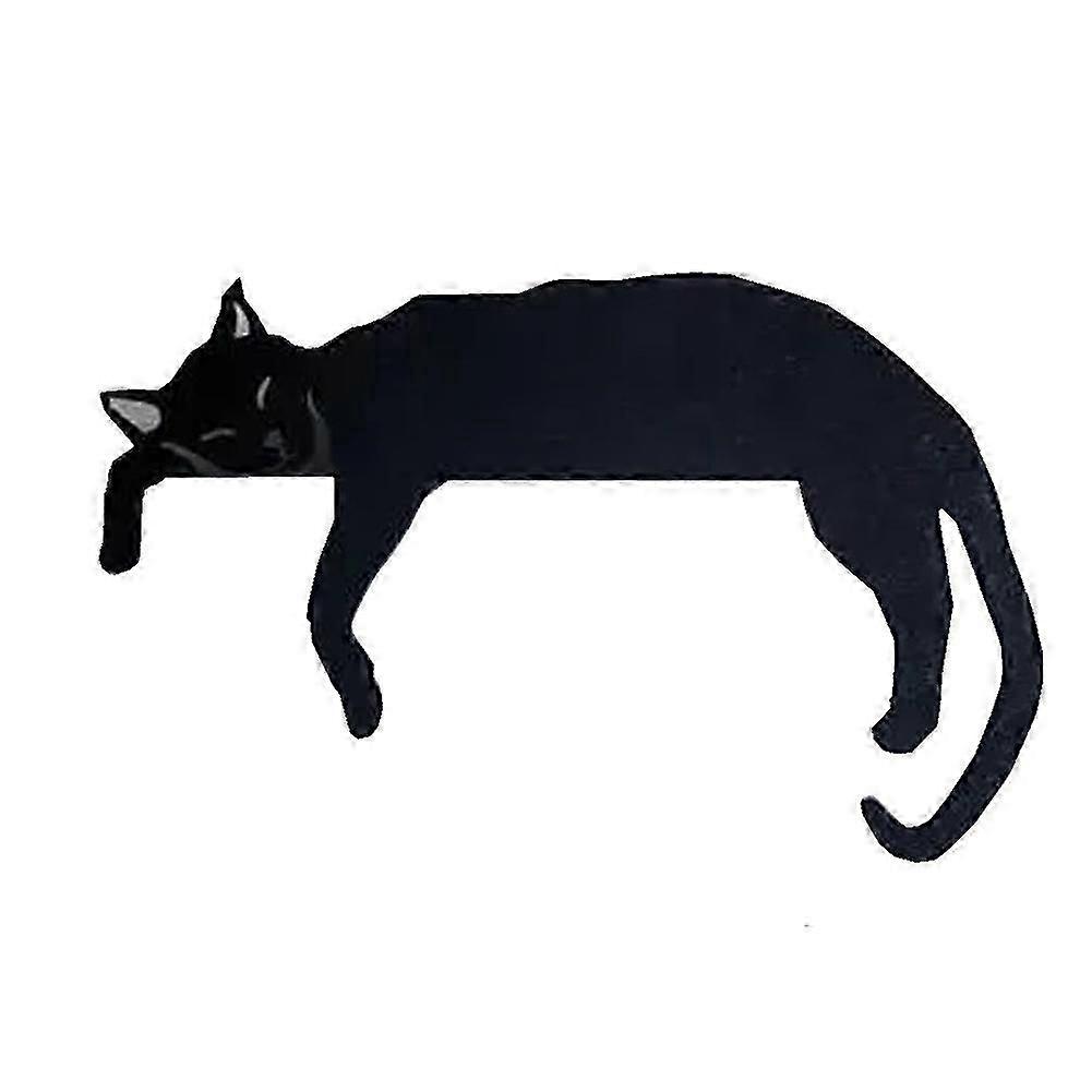 金属製のかわいい猫のドアフレーム猫のドアフレームコーナーの装飾家の家具のドアの装飾サインD