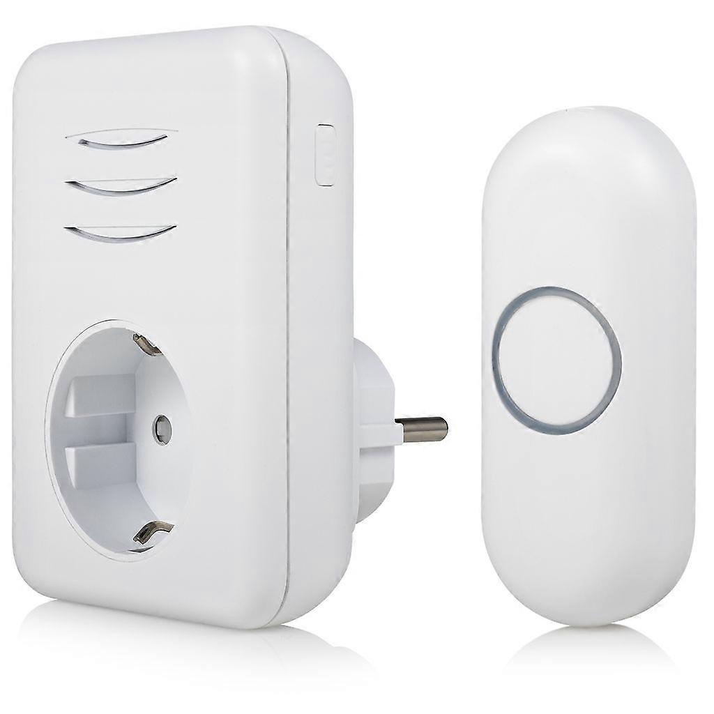 Byron Wireless Doorbell Plug-in 230V - White