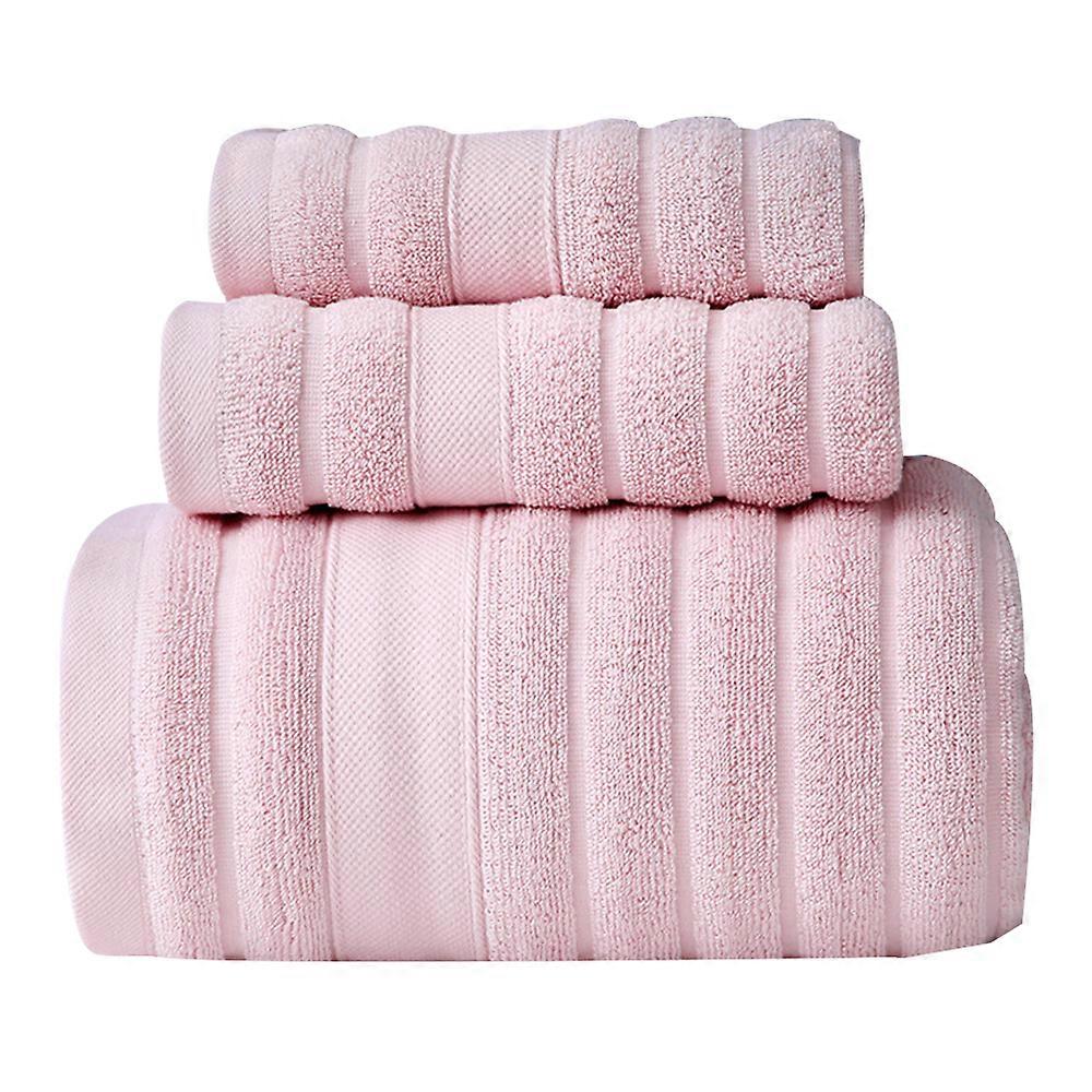 Bath Towel Set, Thick Absorbent, 3-Piece Bathroom Towels