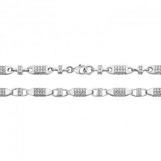 Acotis Silver Chain Zirconia Block G1239CZ
