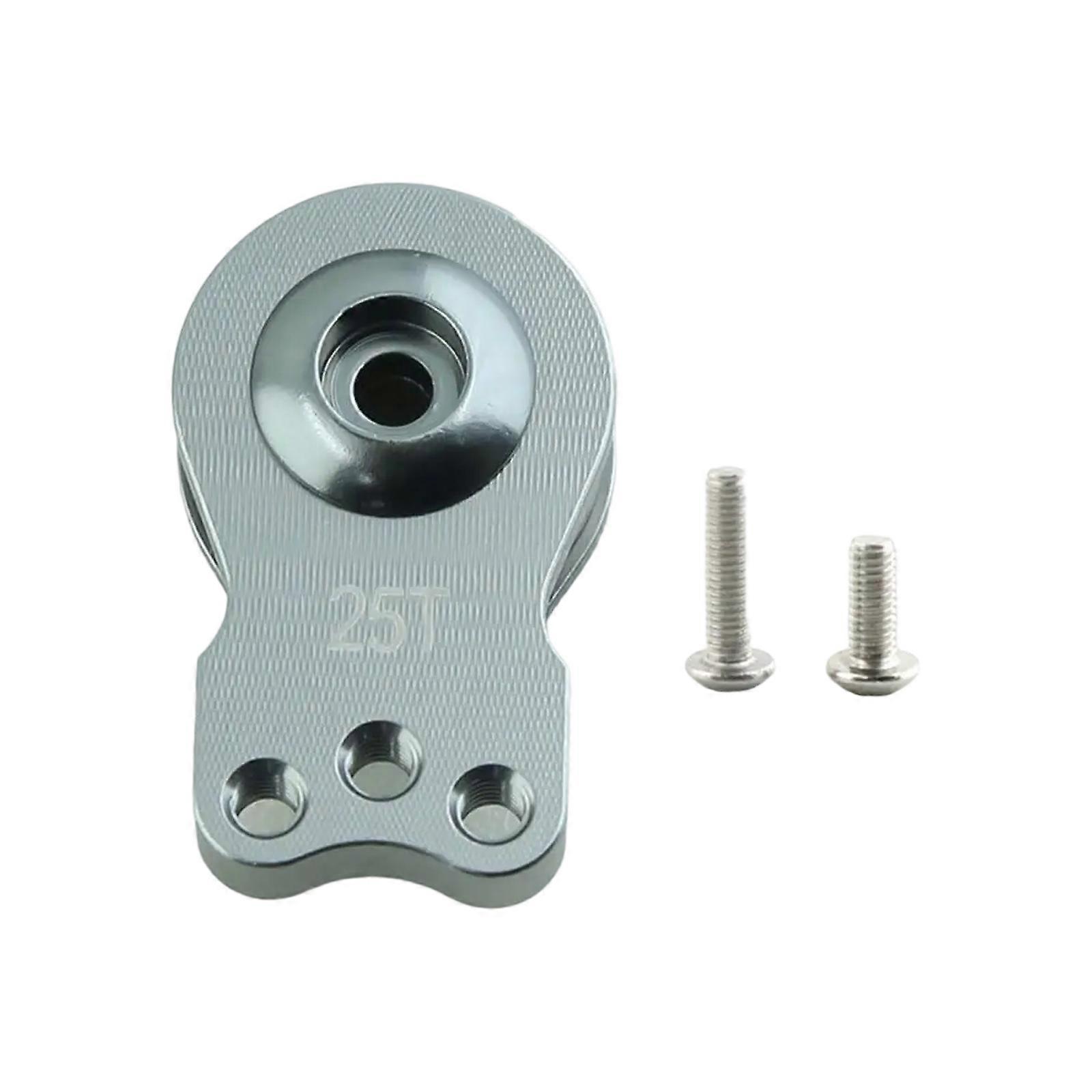 Adjustable 25T Servo Arm for Remote Control Crawlers Trucks Black Servo Horns for Remote Control Crawlers Machined Titanium