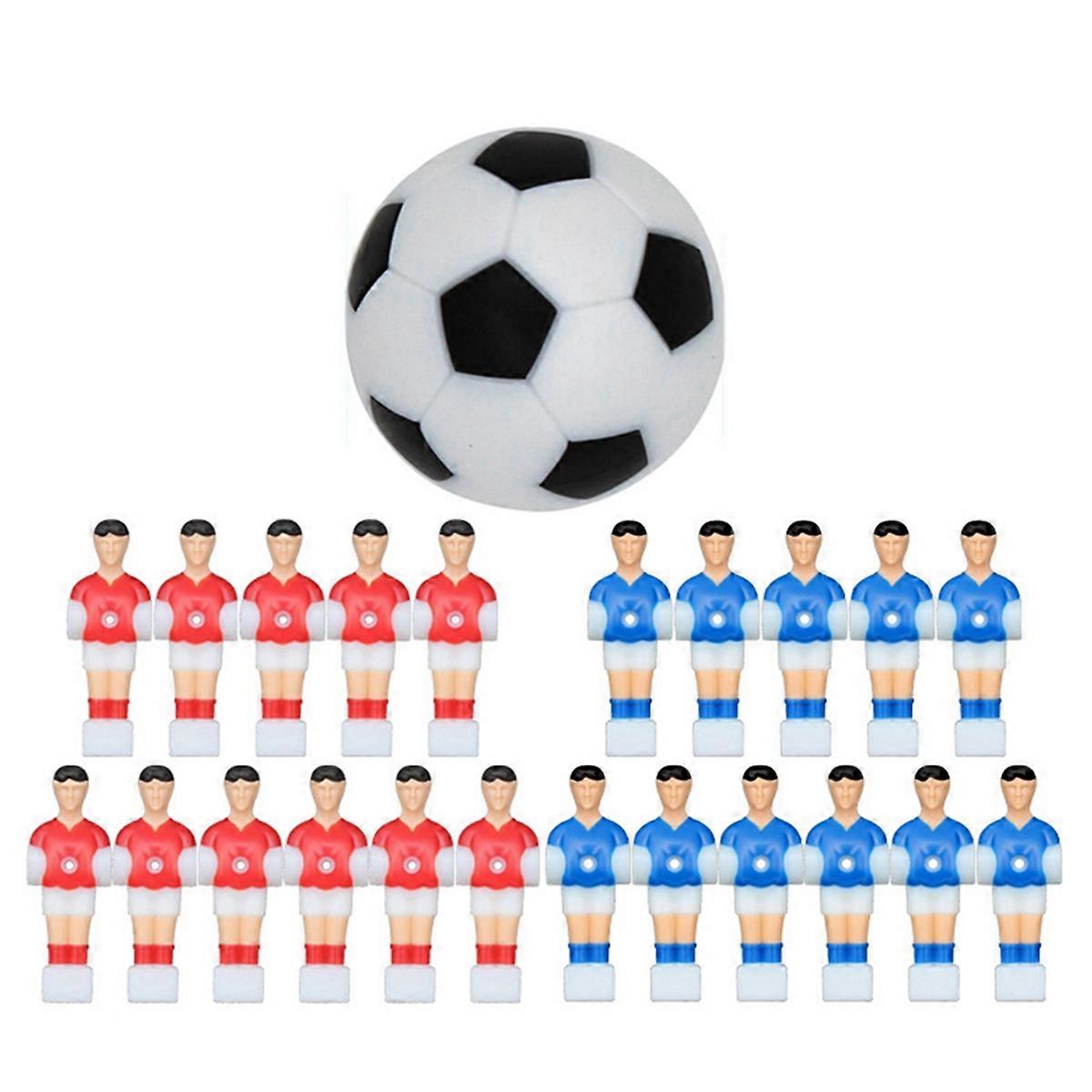 1 Set of Football Machine Soccer Foosball Player Replacement Table Football Mini Soccers Player Stat