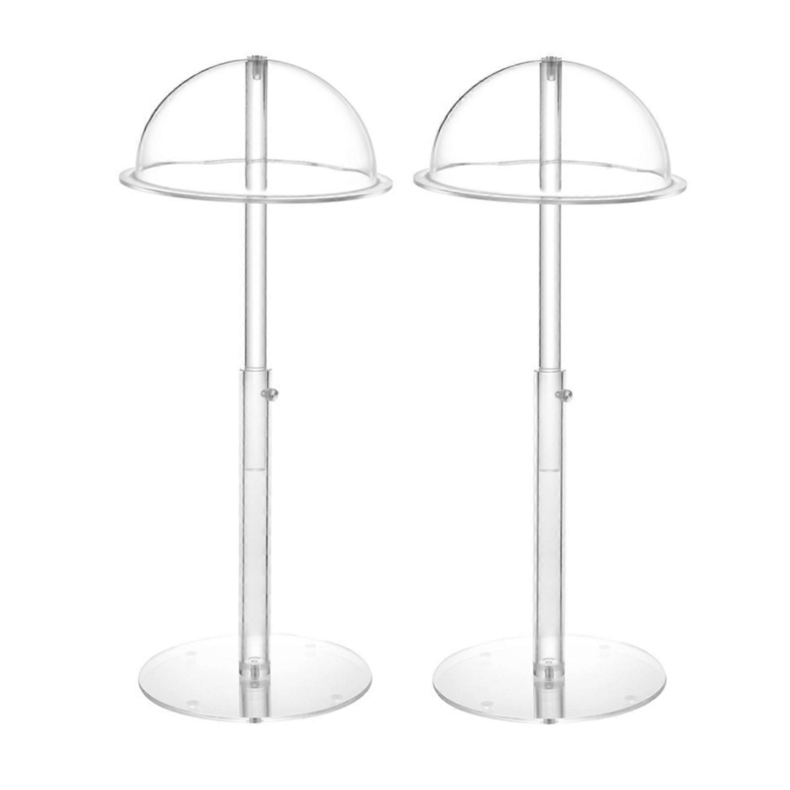 Acrylic Hat Display Stand Hat Storage Rack Acrylic Hat Display Unit Hat Display Rack for Home and Store Organization