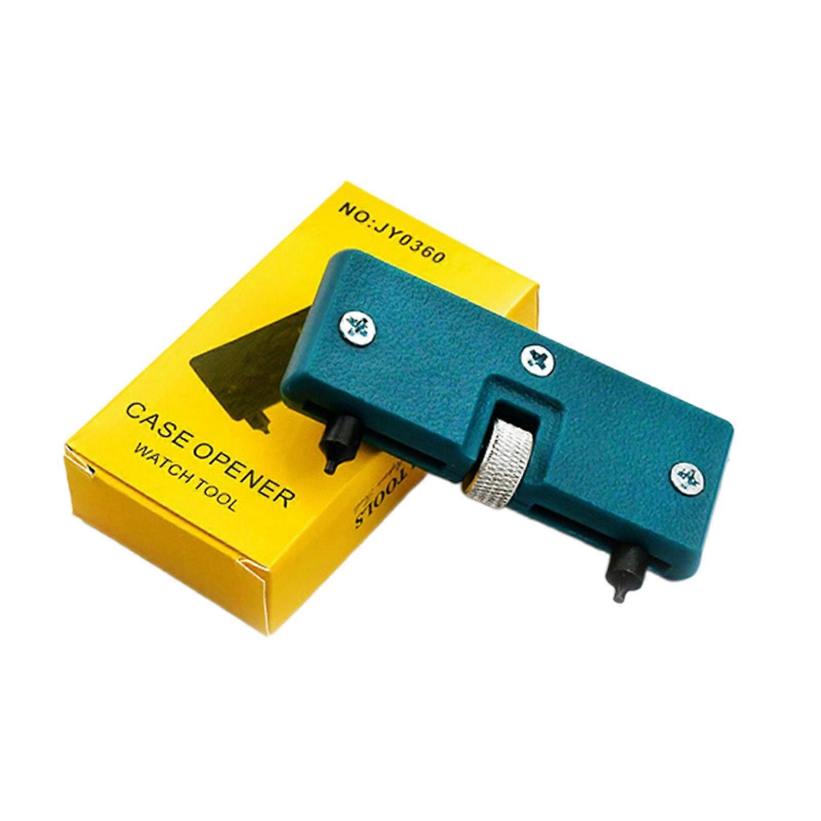Adjustable Watch Case Opener Versatile Watch Repair Tool Portable Two Foot Meter Opener Professional Table Repair Kits Blue