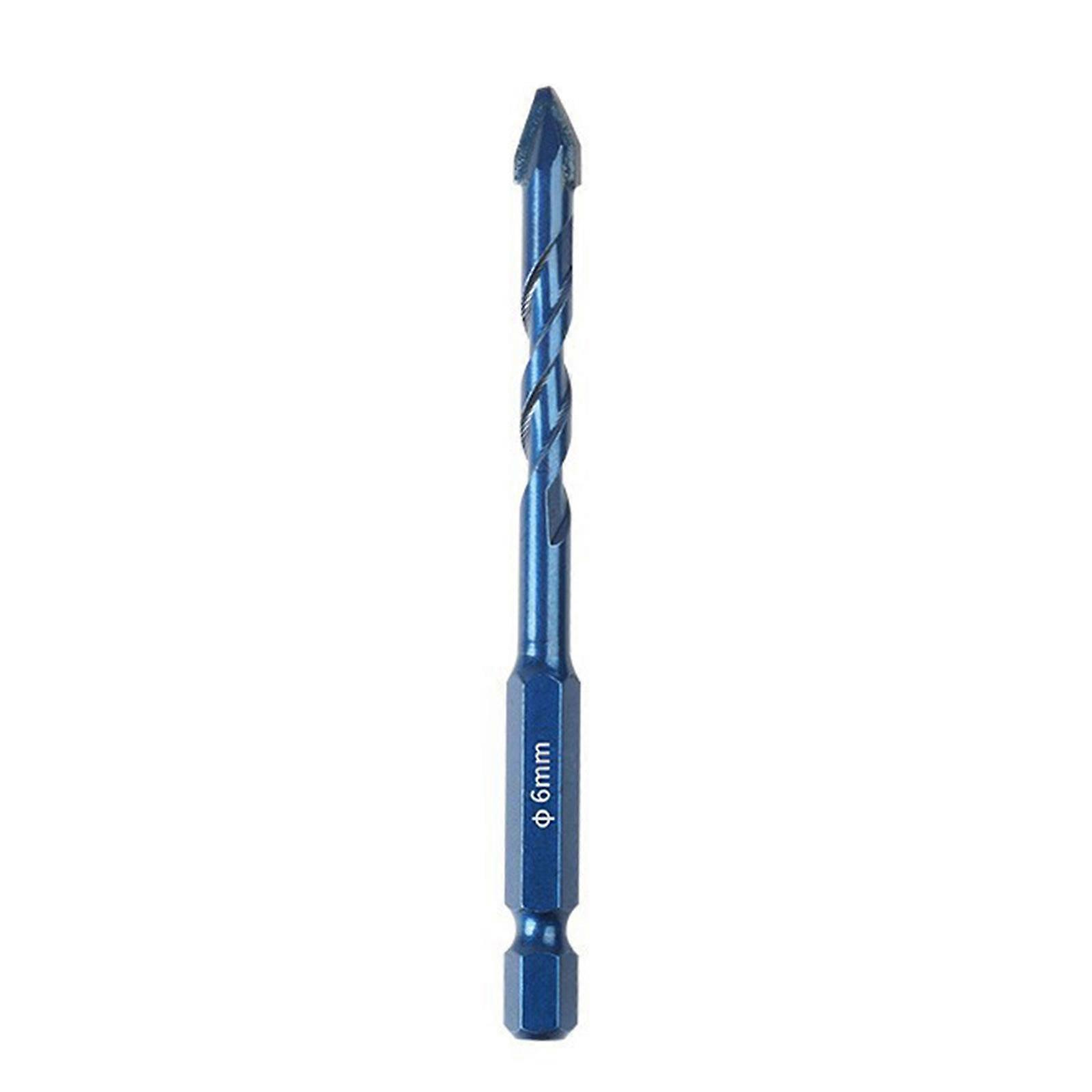 Versatile Screwdriver Bit Masonry & Concrete Drill Bit 6.35mm Hexagonal Shank Cross Shaped Tips Drilling Smooth
