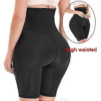 Fake Ass Hip Pads Butt Lifter Enhancer Thigh Trimmer Panties Women High Waist Trainer Shapewear Shaper Padded Panty Xxl Black high waist